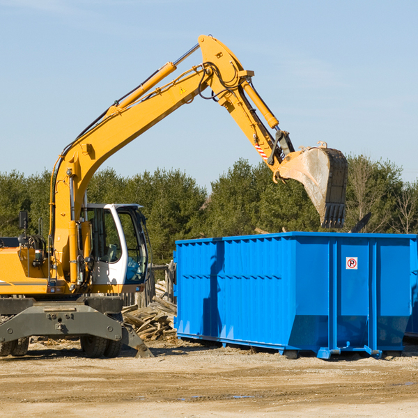 what size residential dumpster rentals are available in Dewitt